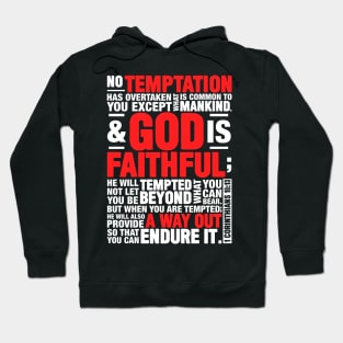 1 Corinthians 10:13 Hoodie